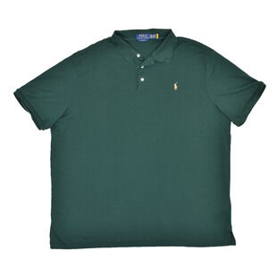 Polo Ralph Lauren Men's Polo Shirt Big & Tall Size XXL Dark Green Pony